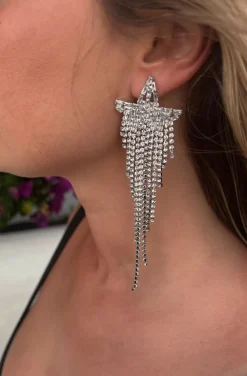 PENDIENTES ESTRELLAS PLATA LAGRIMAS