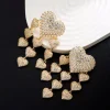 PENDIENTES JOYERIA CORAZONES DORADOS