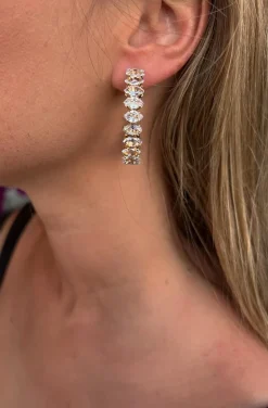 PENDIENTES ARO BRILLANTES OVALADOS