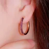 PENDIENTES ARO CIRCONITAS AMATISTA