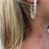 PENDIENTES ARO CORAZONES DORADO
