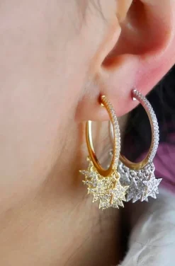 PENDIENTES BOHEMIAN STELLAR PLATA