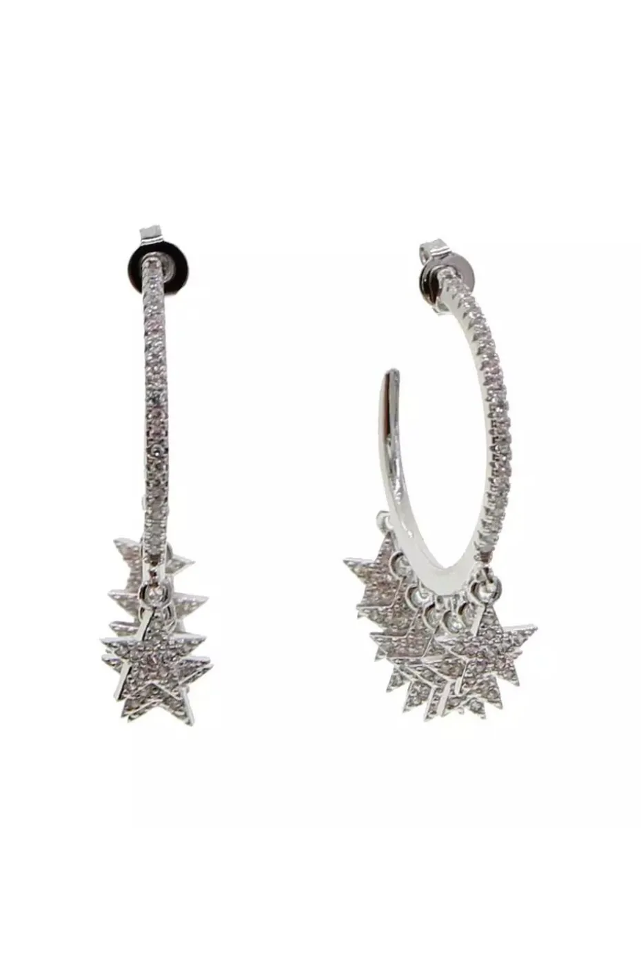 PENDIENTES BOHEMIAN STELLAR PLATA