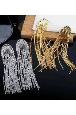 PENDIENTES CADENAS PLATA