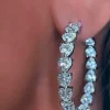 PENDIENTES DE ARO CORAZONES PLATA