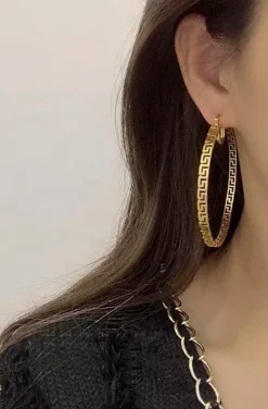PENDIENTES DE ARO MEDUSA