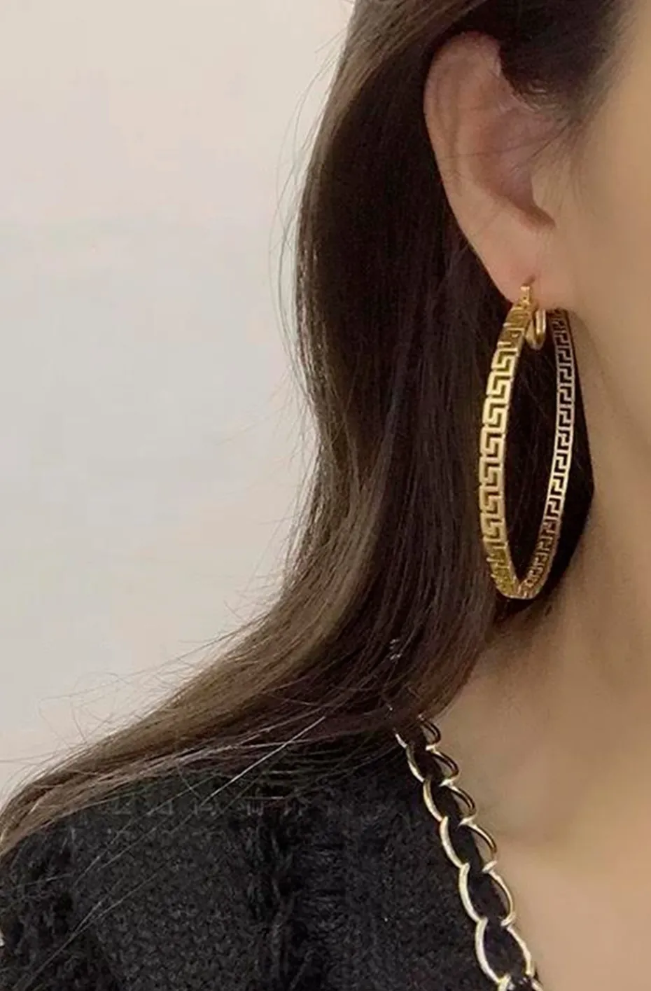 PENDIENTES DE ARO MEDUSA