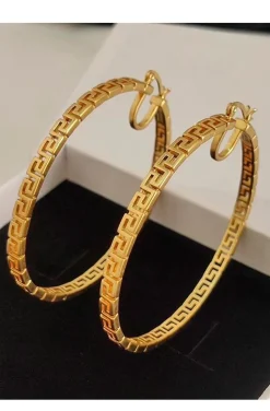 PENDIENTES DE ARO MEDUSA