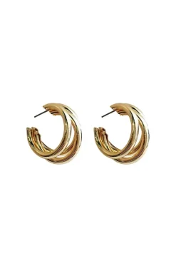 PENDIENTES DE ARO TRIPLE