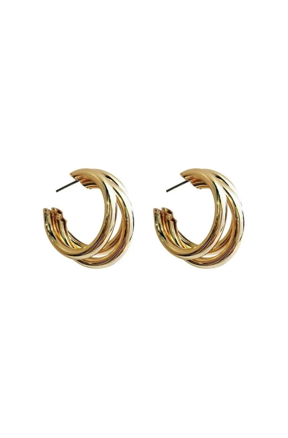 PENDIENTES DE ARO TRIPLE