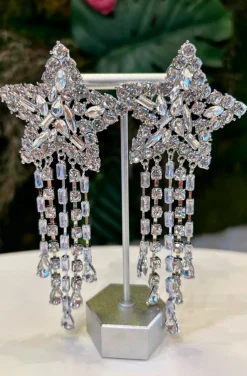 PENDIENTES DE ESTRELLA Y LAGRIMAS