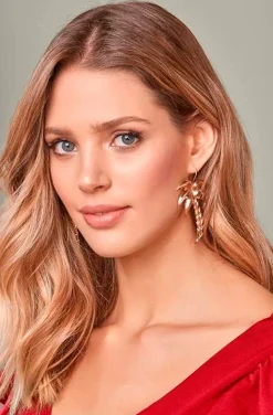 PENDIENTES DORADOS PALMERA