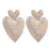 PENDIENTES DOS CORAZONES BLANCO BOREAL