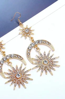 PENDIENTES DOS ESTRELLAS Y LUNA