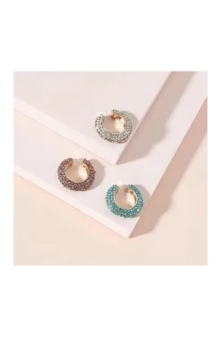 PENDIENTES EAR CUFFS TURQUESA