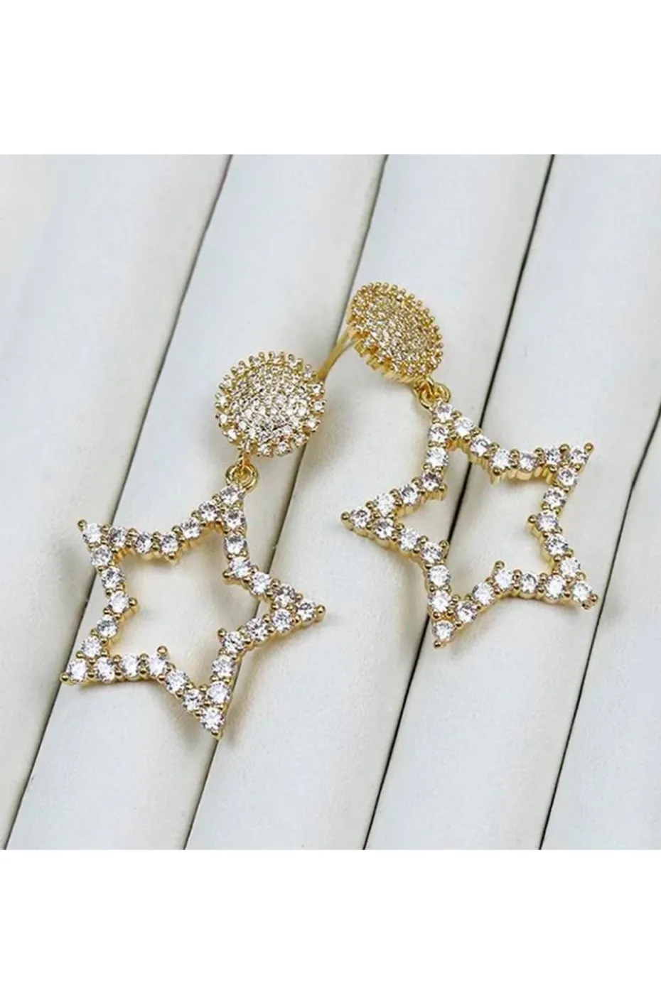 PENDIENTES ESTRELLAS BRILLANTES