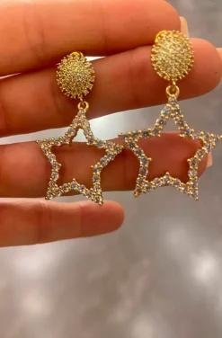 PENDIENTES ESTRELLAS BRILLANTES