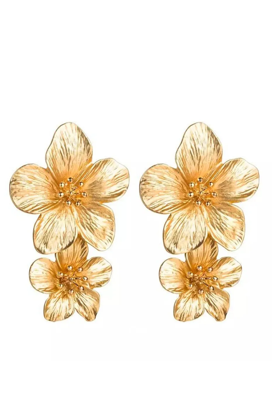 PENDIENTES FLORES GOLD