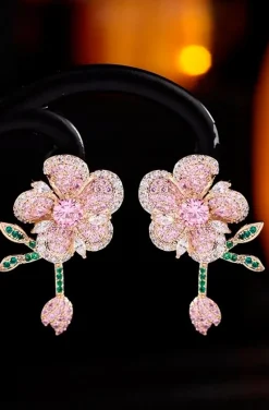 PENDIENTES FLORES Y PETALOS