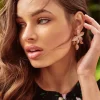PENDIENTES HOJAS FLORALES GOLD