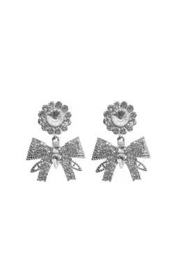 PENDIENTES LAZOS PLATA