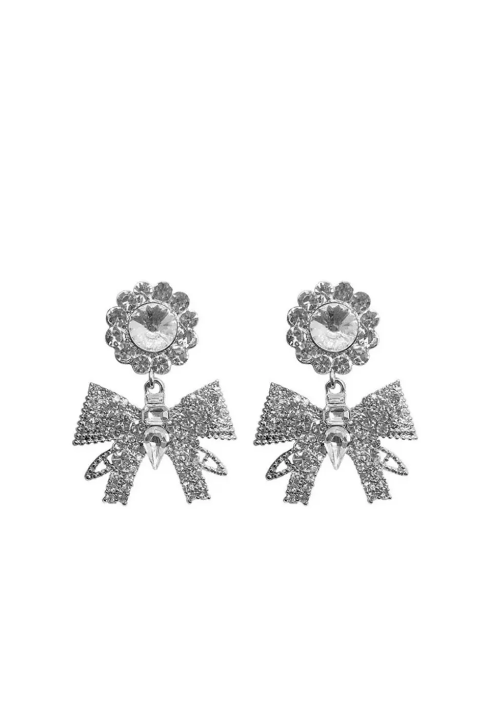 PENDIENTES LAZOS PLATA