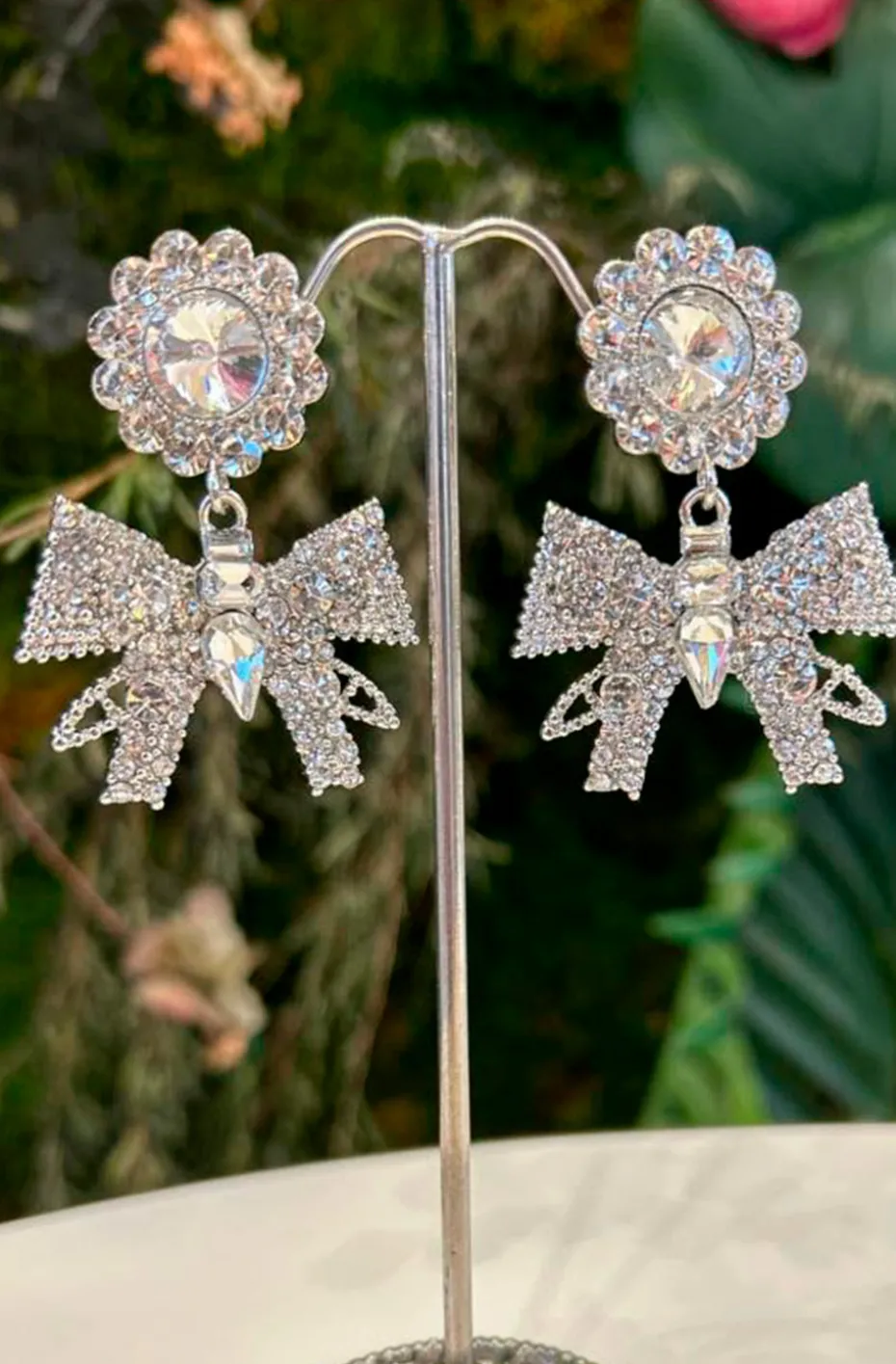 PENDIENTES LAZOS PLATA