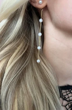 PENDIENTES LINEA PERLAS