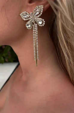 PENDIENTES MARIPOSA Y FLECOS