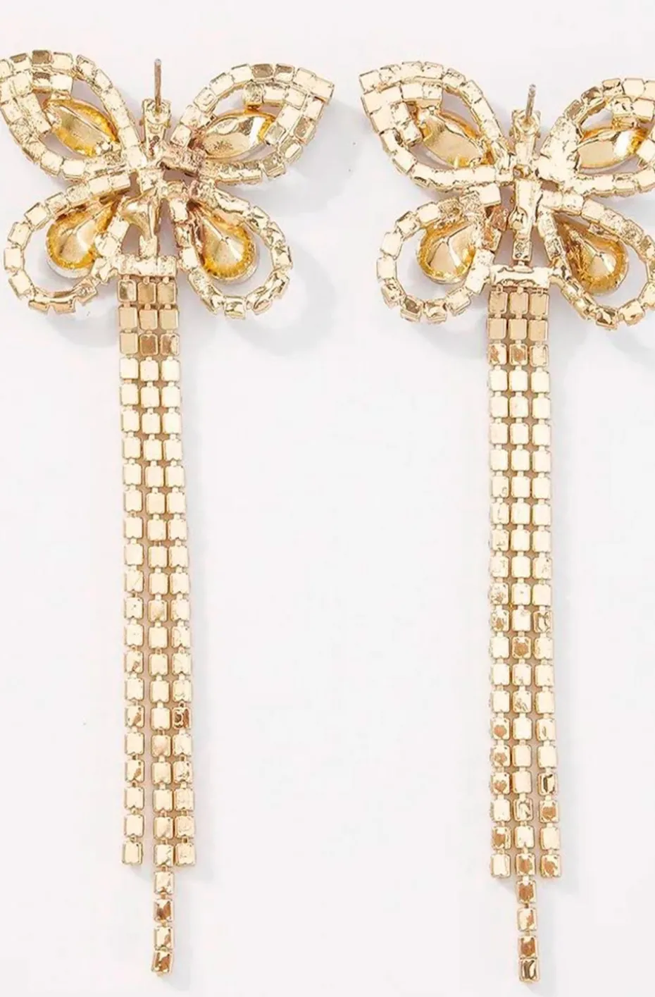 PENDIENTES MARIPOSA Y FLECOS