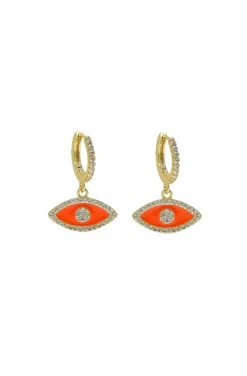 PENDIENTES OJO ORANGE