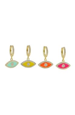 PENDIENTES OJO ORANGE