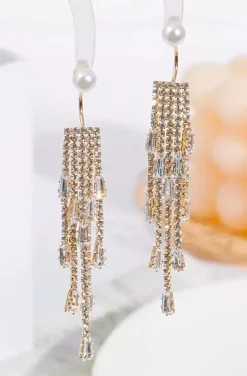PENDIENTES PERLA Y LAGRIMAS DE CRISTALES