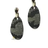 PENDIENTES PURPUN SNAKE BEIGE