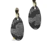 PENDIENTES PURPUN SNAKE GRIS