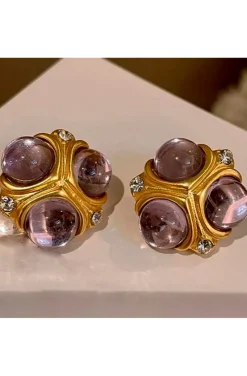 PENDIENTES RETRO AMATISTAS