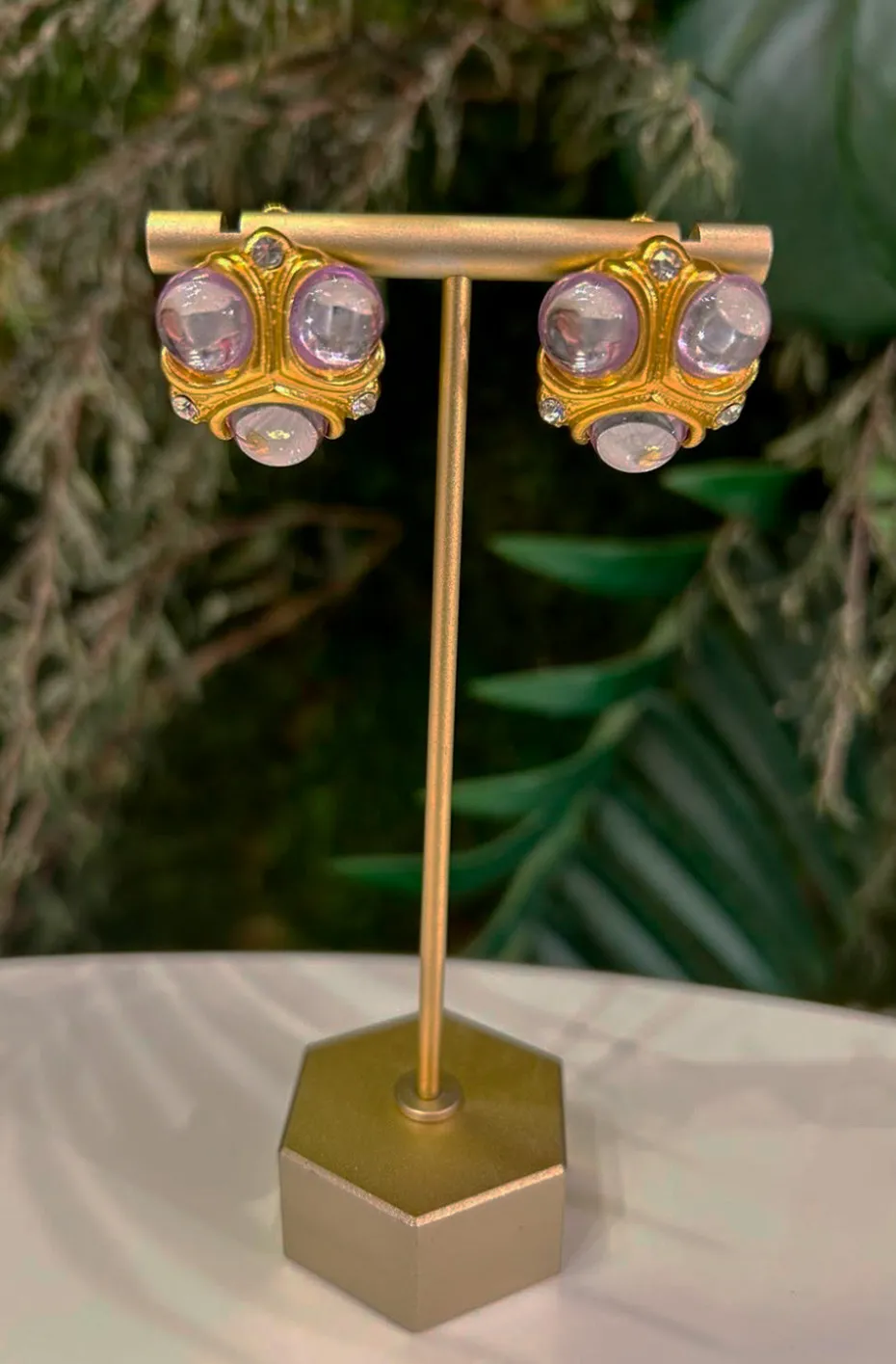 PENDIENTES RETRO AMATISTAS