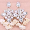 PENDIENTES SEVILLA FLORALES MARFIL