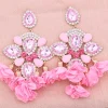 PENDIENTES SEVILLA FLORES ROSAS