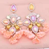 PENDIENTES SEVILLA FLORES CORAL