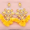 PENDIENTES SEVILLA FLORES AMARILLAS