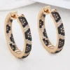 PENDIENTES SNAKE PRINT