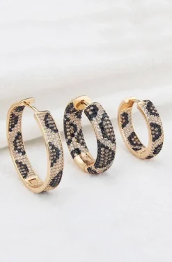 PENDIENTES SNAKE PRINT