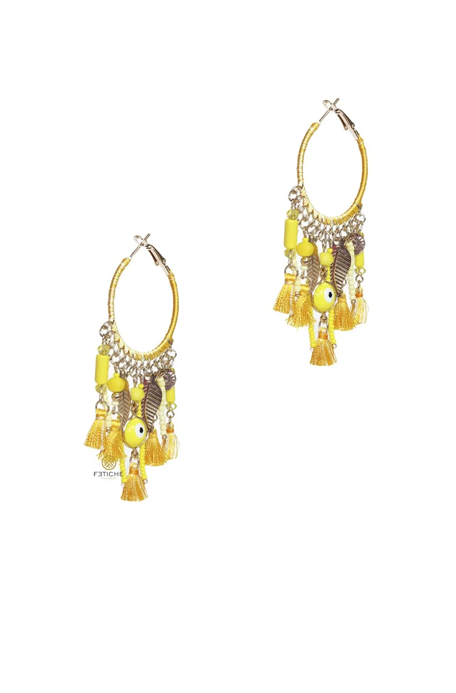 PENDIENTES TARA AMARILLO