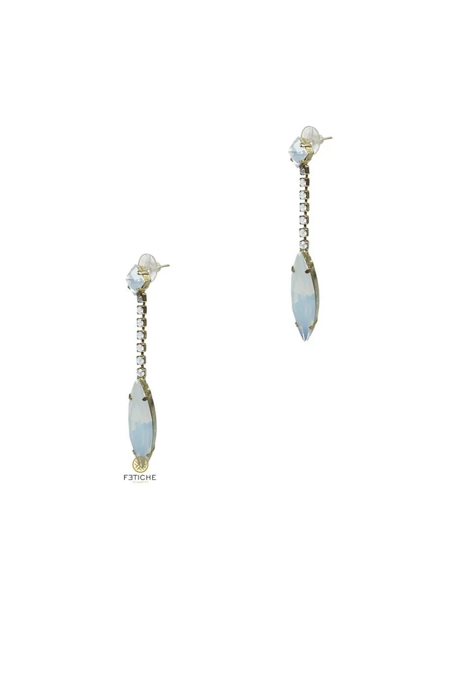PENDIENTES TEAR BLANCO
