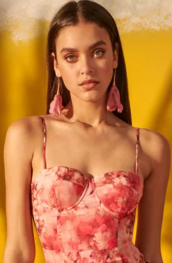 PENDIENTES TULIP ROSA-CORAL