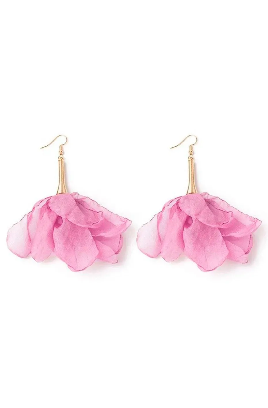 PENDIENTES TULIP ROSA-CORAL
