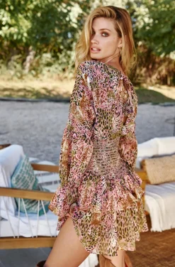 PINK LEOPARD DRESS BY FETICHE SUANCES