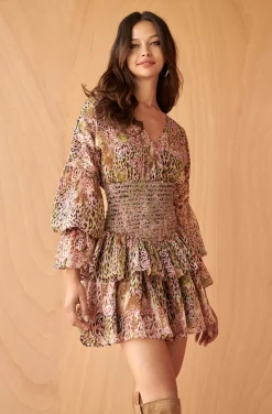 PINK LEOPARD DRESS BY FETICHE SUANCES