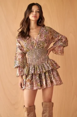 PINK LEOPARD DRESS BY FETICHE SUANCES